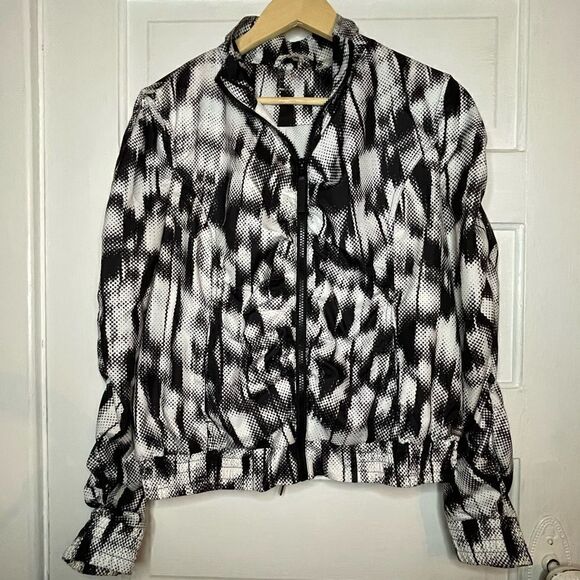 Calvin Klein Performance Jacket w/ Bow & Ruched Back Detail - Picture 1 of 7